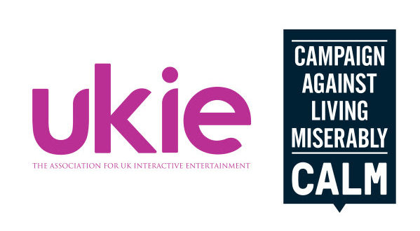 Ukie and CALM logos